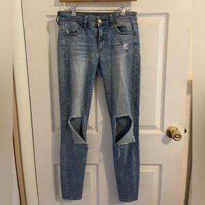 American Eagle Ripped Skinny Jeans
